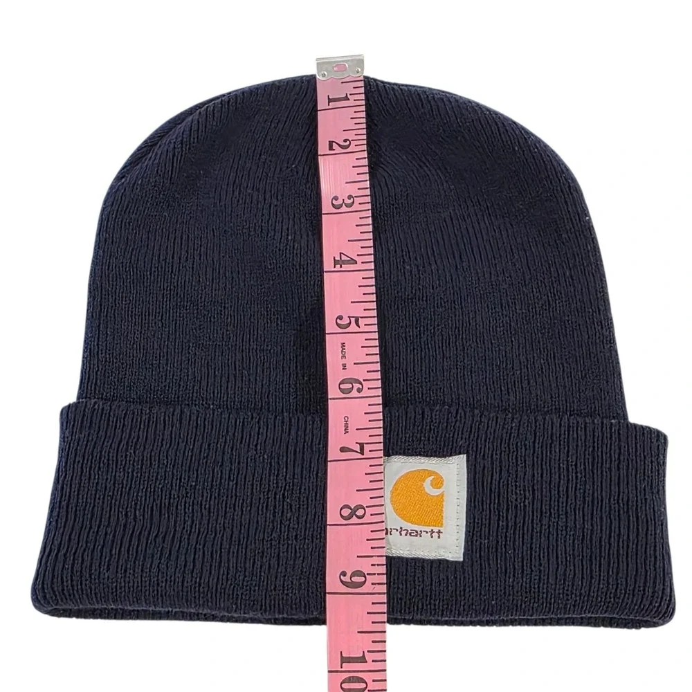 Carhartt Watch Beanie Knit Hat Acrylic One Size Fits All Navy‎ Blue Outdoors